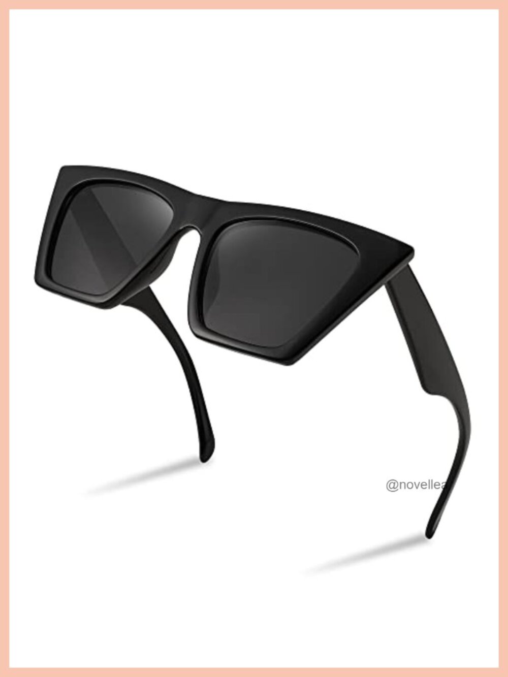 Women's Cat Eye Sunglasses – Vintage Square Frames, Polarized UV Protection